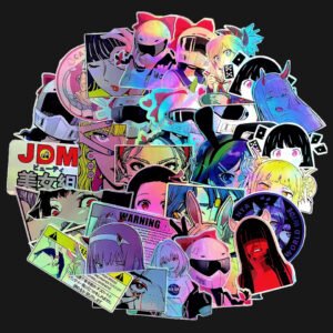 example1 Anime JDM Sticker Holo